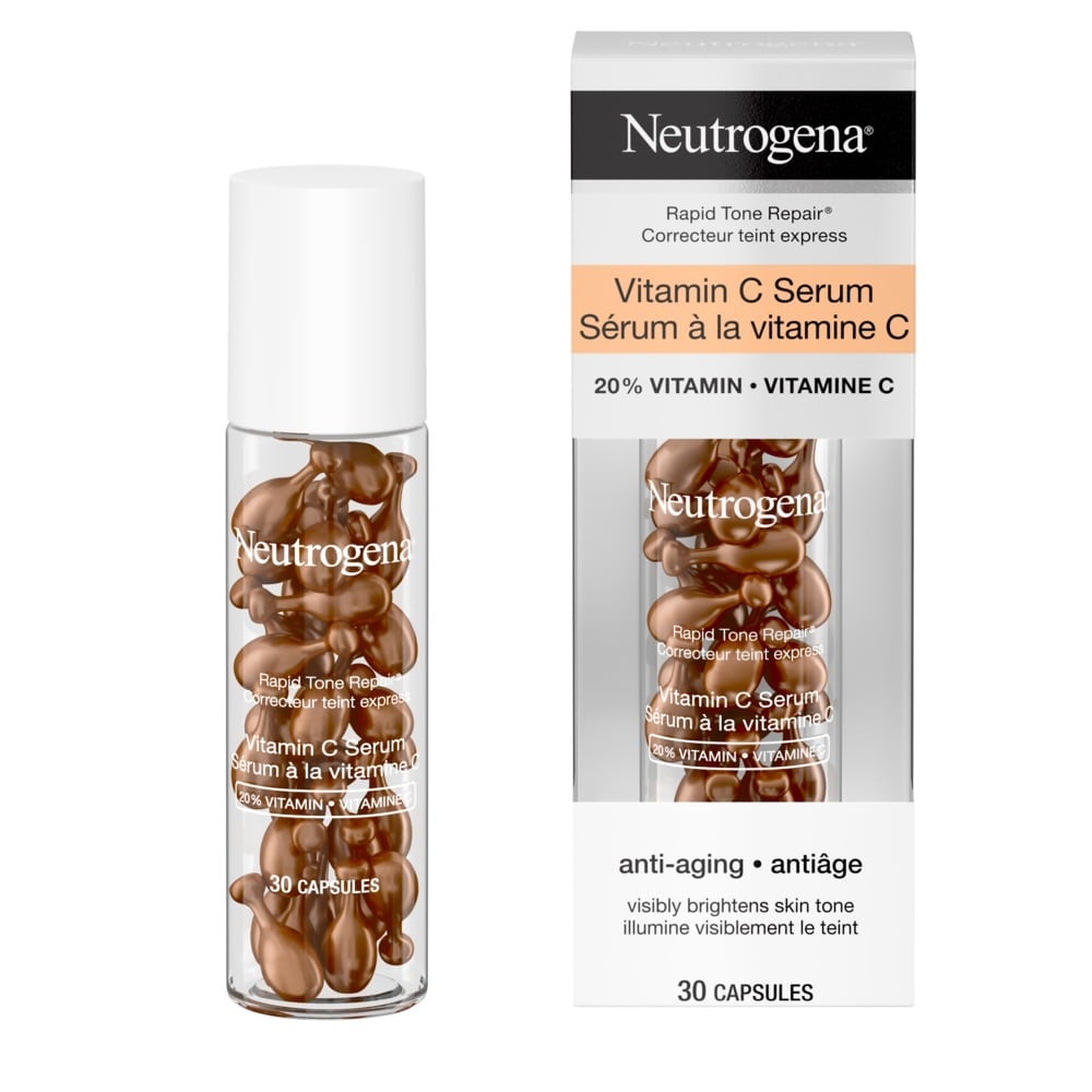 Sérum Neutrogena Correcteur teint express 20% de vitamine C, 30 capsules