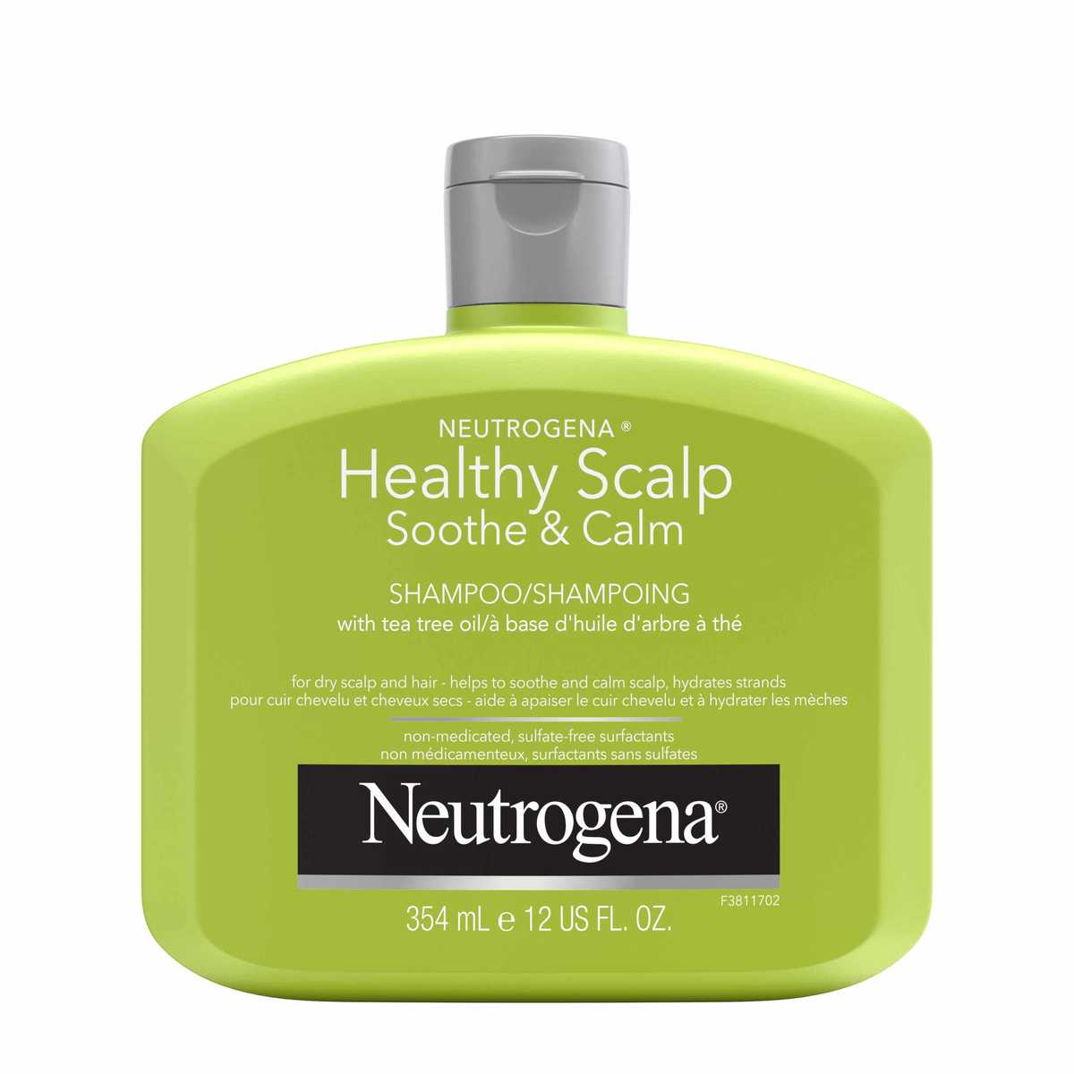 Flacon de 354 ml du shampoing NEUTROGENA® Healthy Scalp Soothe & Calm à l’huile d’arbre à thé