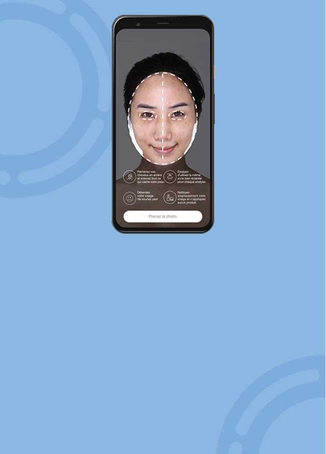 Bannière 'Essayez-la!' pour la nouvelle analyse de peau numérique de NEUTROGENA® Peau360